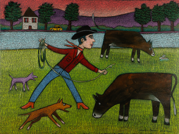 PLAYING COWBOY